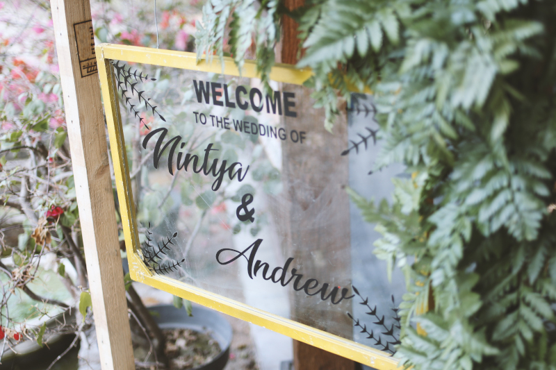 Wedding Sign Akrilik